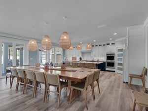 Dining area with seating for the whole family