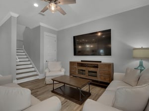 Living Area with Flat Screen TV