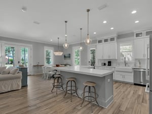 Large open kitchen area