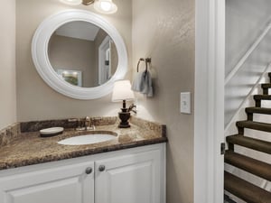 Powder Room Off the Kitchen