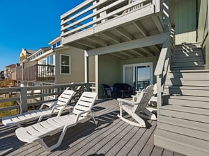 Spacious Deck off Guest Bedroom 1 to Sunbathe