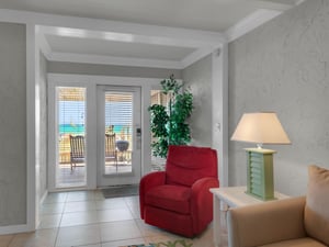 Sitting Area in Beach Level with Gulf View