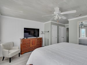 Primary Bedroom with Flatscreen TV