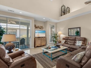 Living Area with Flat Screen TV