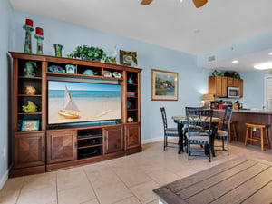 Living Area with Large TV