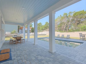 Patio with seating