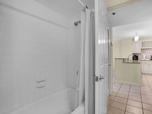 Tub Shower Combo in Guest Bathroom