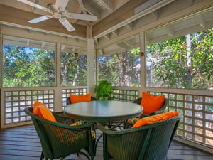 Treehouse effect on Screened Porch