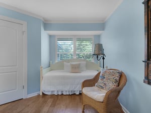 Comfy Reading Nook in Primary Bedroom