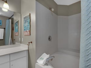 Shower  Tub Combo in Primary Bath