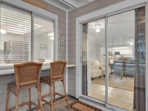 Extra Seating on Screened Porch