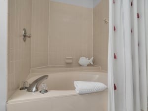 Large TubShower Combo in Primary Bathroom