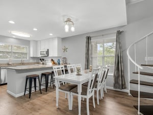 Dining Area and Bar for Extra Seating