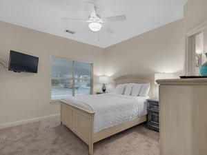 Guest Bedroom with Flat Screen TV