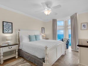 Primary Bedroom with King Bed Stunning Gulf Views