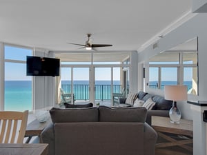 Living Area with Flat Screen TV