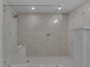 Great WalkIn Shower in Primary Bathroom