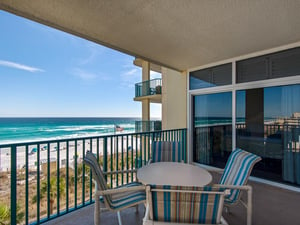 Private Balcony off Living Area and Primary Bedroom