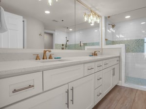 Primary Bathroom with Double Vanity