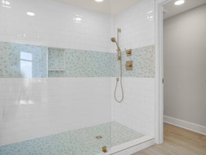 Primary Bathroom with WalkIn Shower and Dual Shower Heads