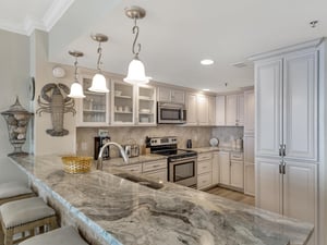 Kitchen with Bar Seating