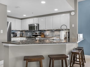 Kitchen with Bar Seating