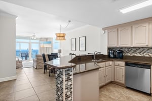 Kitchen into Living Room