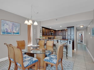 Dining Area and Kitchen with Bar Seating