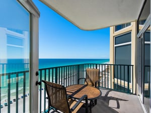 Private Balcony off Primary and Living Area