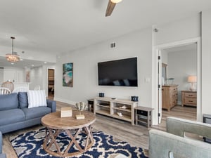 Living Area with Flat Screen TV