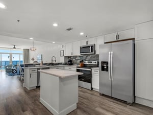 Kitchen with Floating Island