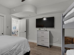 Guest Bedroom with Flat Screen TV