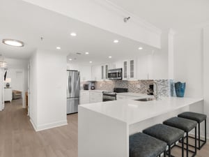 Kitchen with Bar Seating