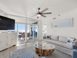 Living Area with Flat Screen TV