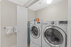 Laundry Area in Guest Bathroom 1