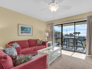 Living Room with Gulf Views