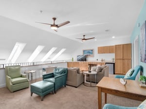 Sitting Area with Wet Bar 2nd Floor Loft