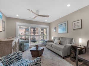 Living Area with Balcony Access