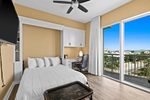 Bedroom 4 with Murphy Bed and Builtin Desk