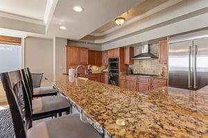 Kitchen with Bar Seating