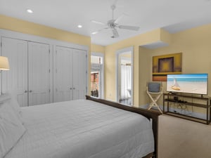 Primary Bedroom with Flatscreen TV