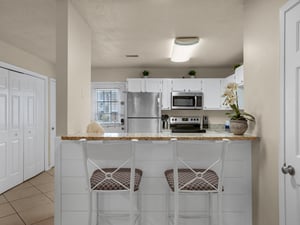 Kitchen on 1st Floor with Bar Seating