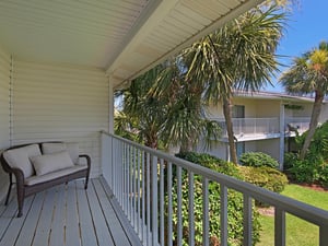 Spacious private Primary balcony