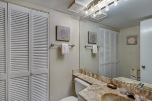 Hall Bathroom with Washer and Dryer