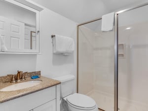 Walk in Shower in Loft Bathroom