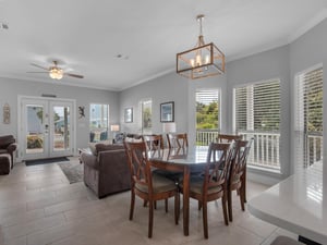 Dining and living area