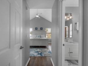 2nd floor guest bedroom and bathroom