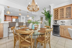 Dining Area with Coffee and Wine Bar