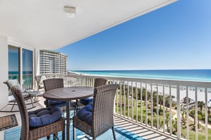 Private Balcony off Living Area and Primary Bedroom