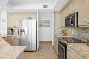 Spacious Kitchen with Stainless Steel Appliances